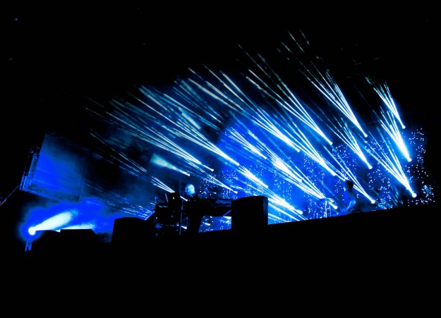 Vitalic VTLZR aux Vieilles Charrues 2013. Crédits Suzy Colin