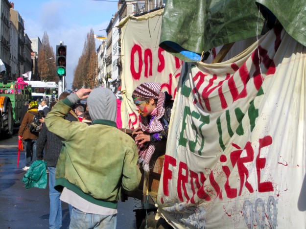 Menu- Manifestation Nantes NDDL 22 février 2014 - Pierre-Alain Dorange - La Déviation