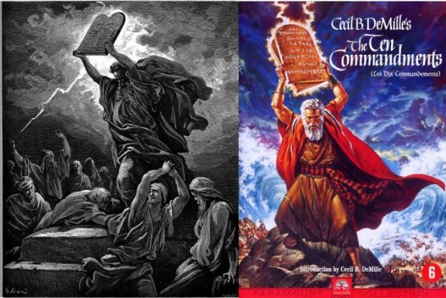 G.Doré a inspiré le cinéaste Cecil B. DeMelille pour sa version titanesque des Dix Commandements - La Déviation