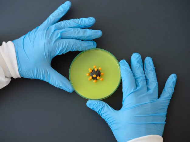200407 - Artistic rendition of corona virus by Daniel Foster CC BY-NC-SA 2.0